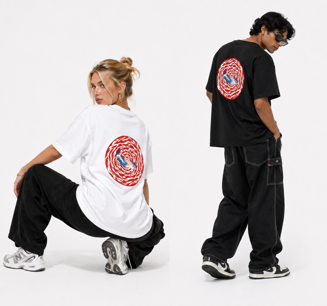 T-shirt oversize unisexe–Design Carpe AlKaru