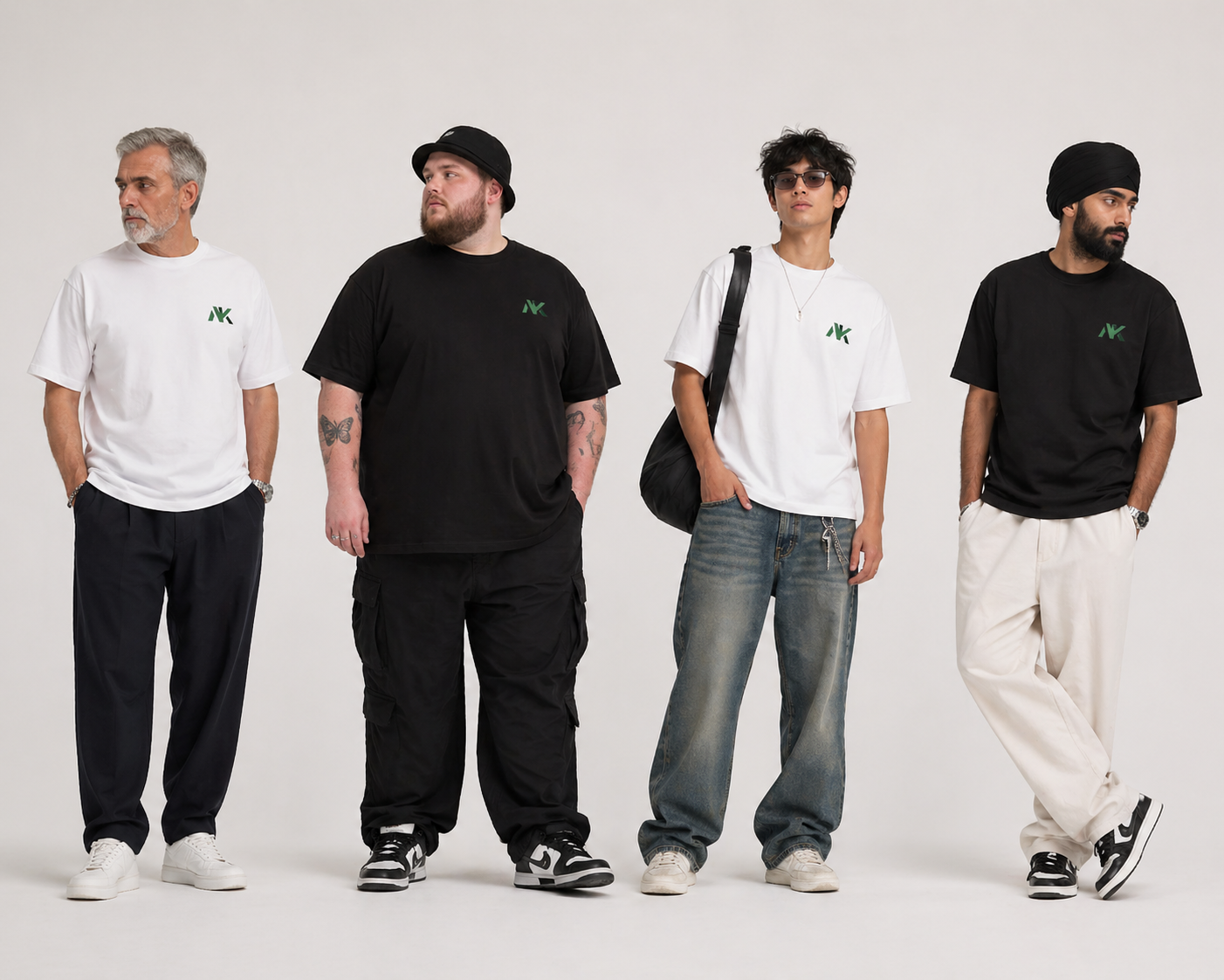 T-shirt Oversize Unisexe AK Brodé AlKaru