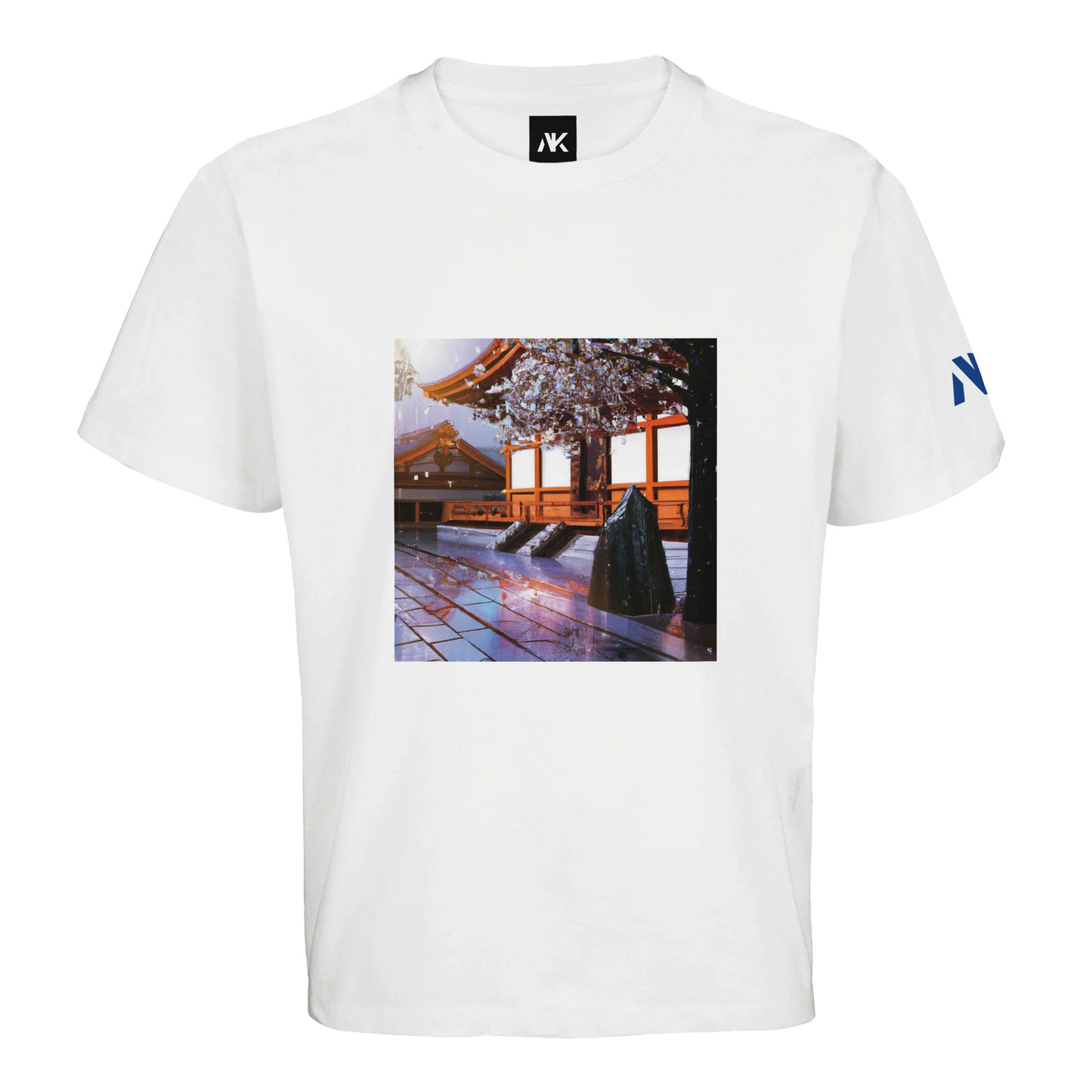 T-shirt unisexe temple face blanc - Alkaru